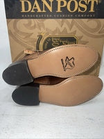 New Women’s Brown Lace Up Dan Post Cowboy Boots. 6.5 6 1/2 M. 19-52