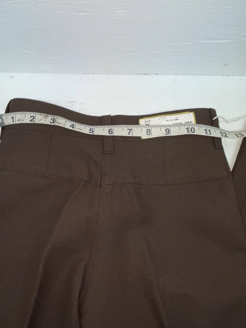 New Vintage Brown Dickson Jenkins Polyester Pants #9928 VV-55