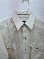 New Men’s Panhandle Yellow Long Sleeve Pearl Snap 15 Medium F-69
