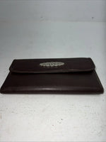 New M&F Brown Leather Women’s Wallet #0638802 P-506