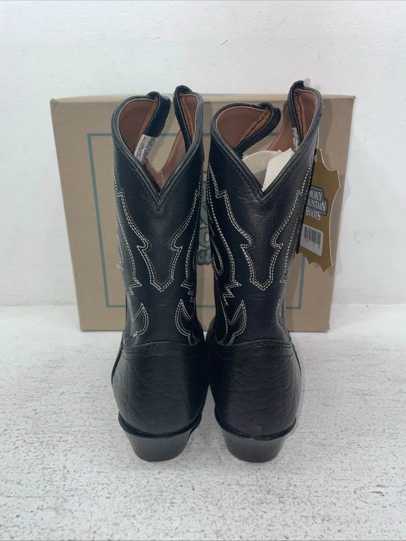 New Kids Black Smoky Mountain Cowboy Boots. 1117 C 3. 23-164