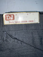 New Vintage Gray Dickson Jenkins Polyester Pants #2103 XX-61