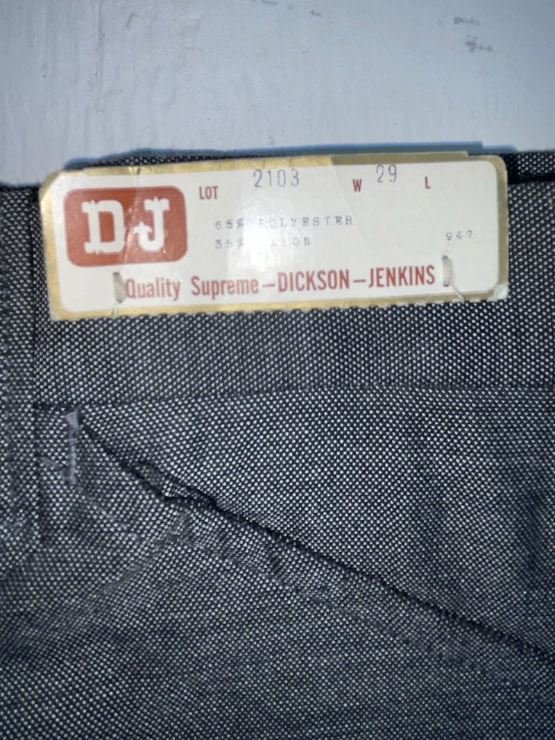 New Vintage Gray Dickson Jenkins Polyester Pants #2103 XX-61