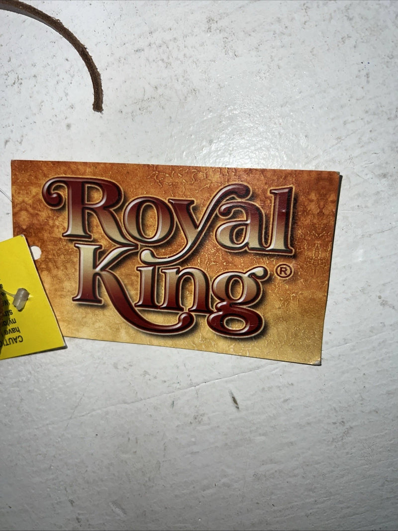 New Royal King Dark Oil Genuine Leather 5/8” X 7” Split Reins #43-728 Y-6