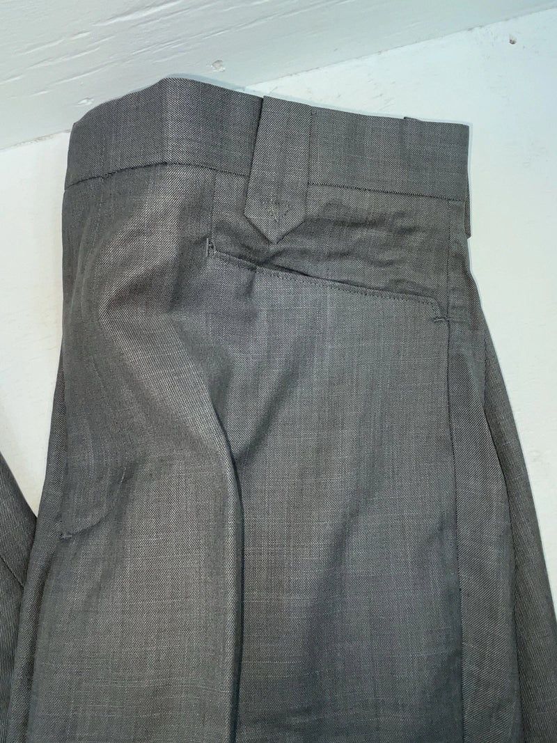New Vintage Gray Circle S Polyester Pants #CP6715 SS-6