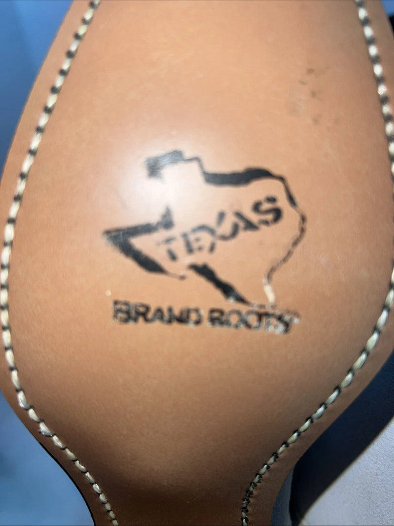 New Women’s White Texas Brand Cowboy Boots. L 198917 7 M. 18-54