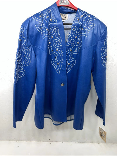 New Women’s Blue 3XL 1849 Authentic Ranchwear Show Jacket RR-7