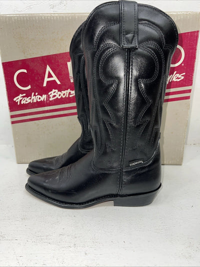 New Women’s Black Capezio Cowboy Boots. L550 6 M. 20-139