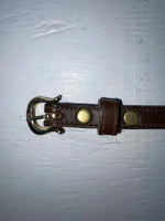 New Brown Genuine Leather Circle Y 32” Belt #9370S JJ-56