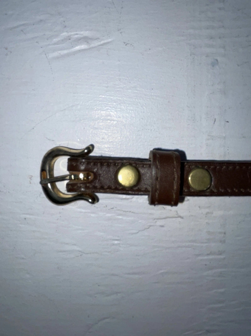 New Brown Genuine Leather Circle Y 32” Belt #9370S JJ-56