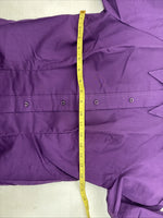 New Women’s Tem Tex Purple Long Sleeve Pearl Snap Size 38 II-21