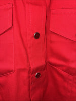 New Boys Western Express Red Long Sleeve Pearl Snap Medium DD-115