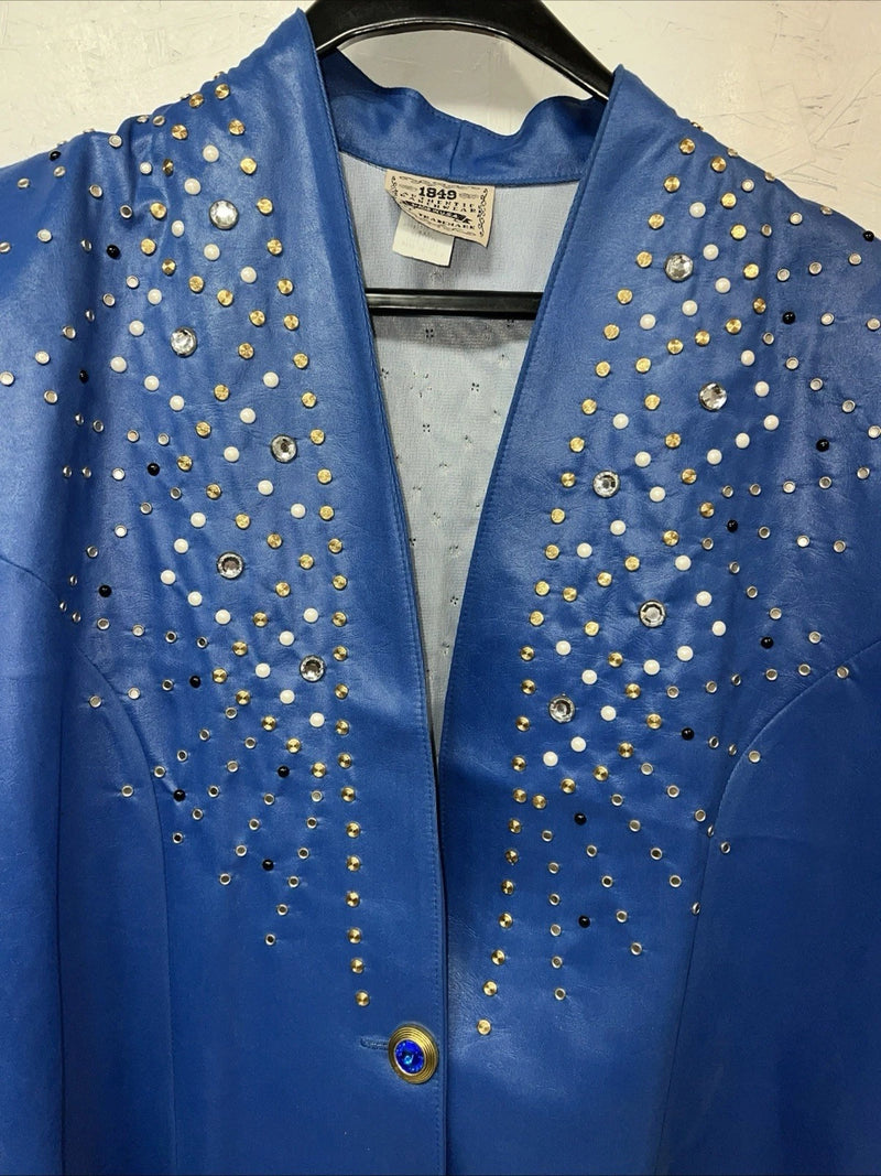 New Women’s Blue 1849 Authentic Ranchwear Small Western Show Jacket UU-70