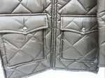New Women’s Brown Double K Long Puffer Jacket 36 #57249 RR-33