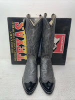 New Men’s Gray Texas Brand Cowboy Boots. 1082 8 D. 3-136
