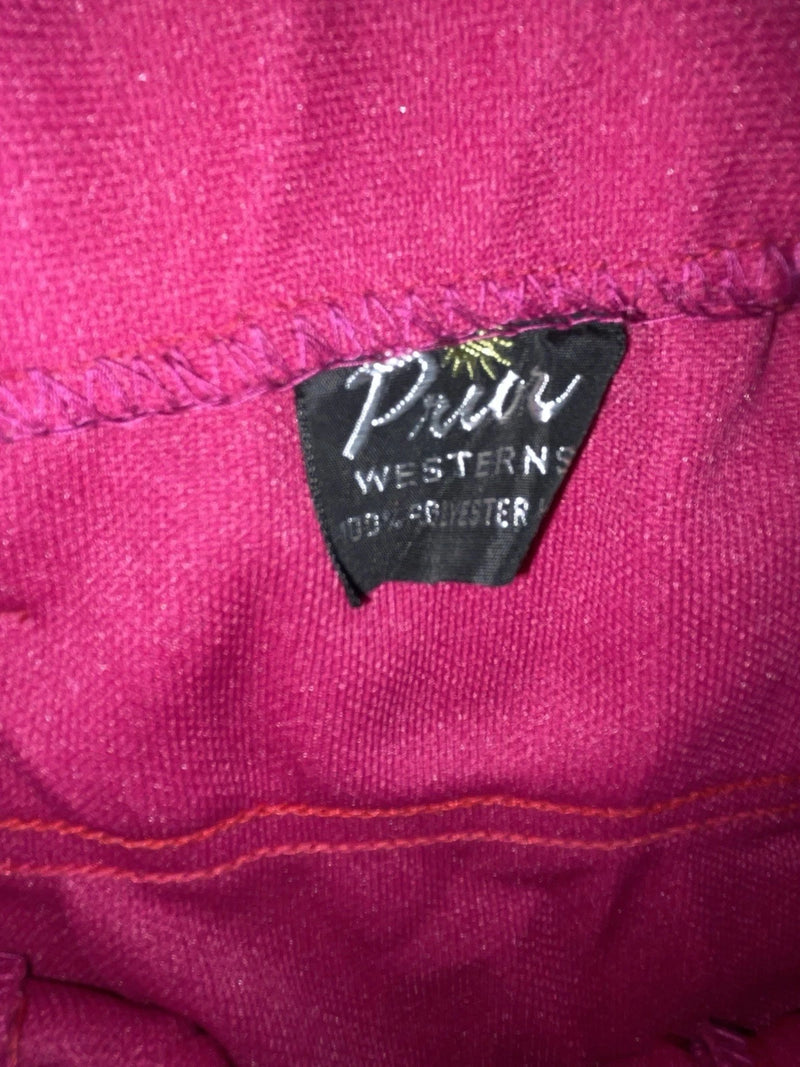 New Vintage Pink Prior Polyester Pants 3A-16