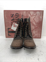 New Men’s Brown Lace Up Texas Brand Cowboy Boots. 36760 12 D. 10-55