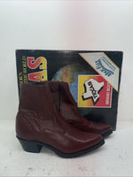 New Men’s Red Texas Brand Cowboy Boots. M 373 10.5 10 1/2 D. 7-68