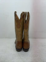 New Men’s Brown Nocona Cowboy Boots. 9013 6.5 6 1/2 D. 1-35