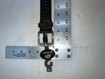 New Black Genuine Leather DBL Barrel Braided 40” Belt #N1311777 JJ-85