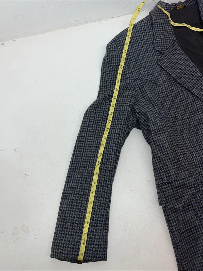 New Men’s Pioneer Wear Blue Plaid Suit Jacket 46 #12504 T-603