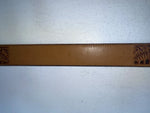 New Brown Genuine Leather Circle Y Tooled 30” Belt #9290 Z-94