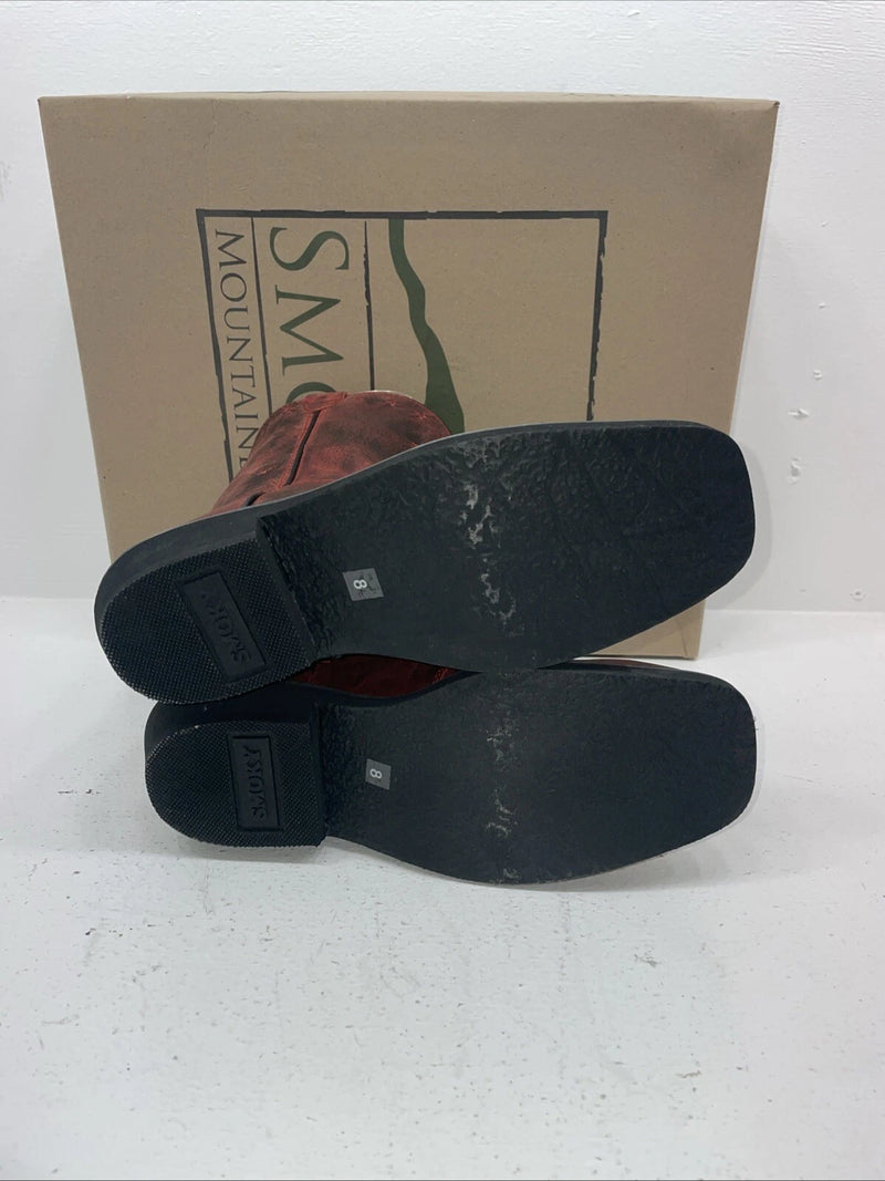 New Women’s Red Smoky Mountain Cowboy Boots. 6452 8. 16-54