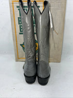 New Women’s Grey Texas Brand Cowboy Boots. L 29 6 M. 20-136