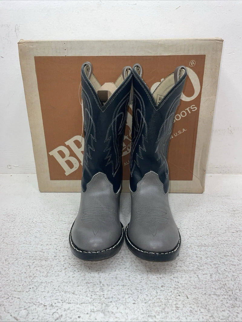 New Kids Gray Bronco Cowboy Boots. C 1892 1 D. 23-105