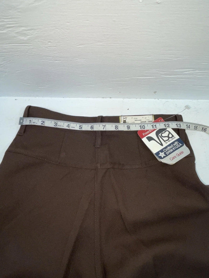 New Vintage Brown Dickson Jenkins Polyester Pants #5518 ZZ-49