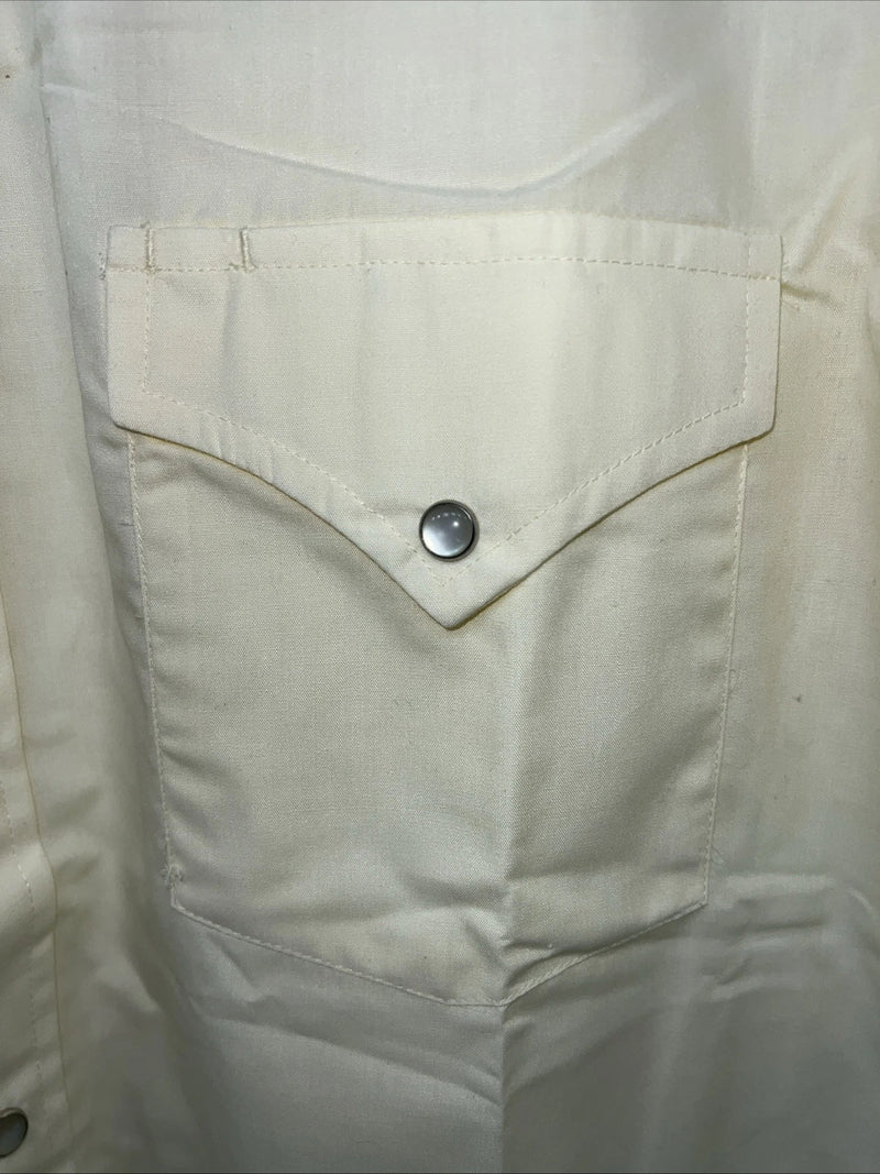 New Men’s Yellow ELY Wildlife Collection Western Pearl Snap Shirt Small A-171