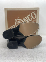 New Youth Gray Bronco Cowboy Boots. B 1892 4 D. 2-118