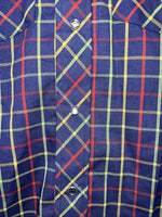 New Men’s Lee Blue Long Sleeve Pearl Snap 14.5 X 33 Small A-188