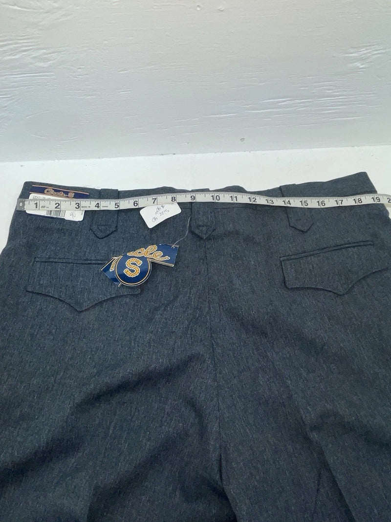 New Vintage Blue Circle S Polyester Pants #CP4776 XX-80