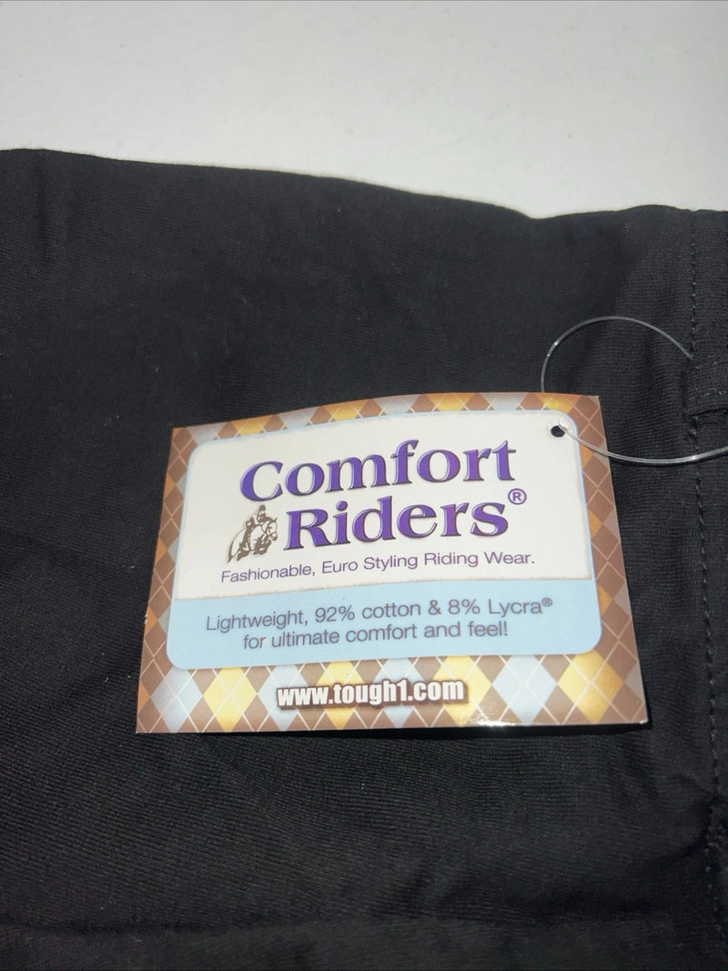 New Children’s Black Pull On Tough 1 Comfort Riders English Breeches. 16 A-152