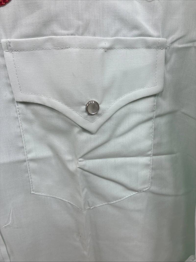 New Men’s Champion Western Mint Green Long Sleeve Pearl Snap 15 Medium K-89