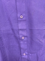 New Wayne Scott Purple Long Sleeve Button Up English Shirt XL MM-118