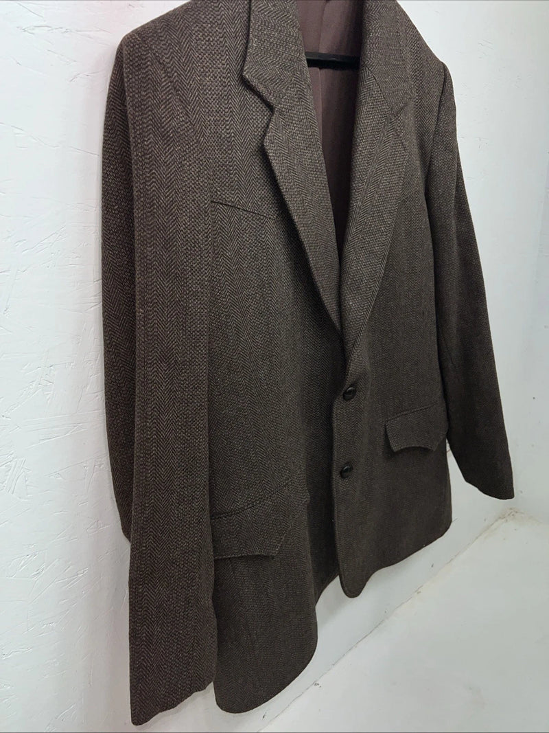 New Mens Brown Pioneer Wear Suit Coat 42L #12527 WW-56