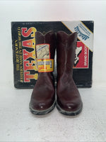 New Men’s Red Texas Brand Cowboy Boots. 8963 9 D. 4-84