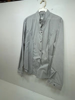 New Women’s Black Striped Cowboy Threads Long Sleeve Button Up Shirt M 3B-90