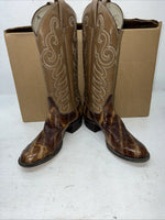 New Woman’s Brown Tony Lama Cowboy Boots. 8463 6.5 6 1/2 B. 18-50