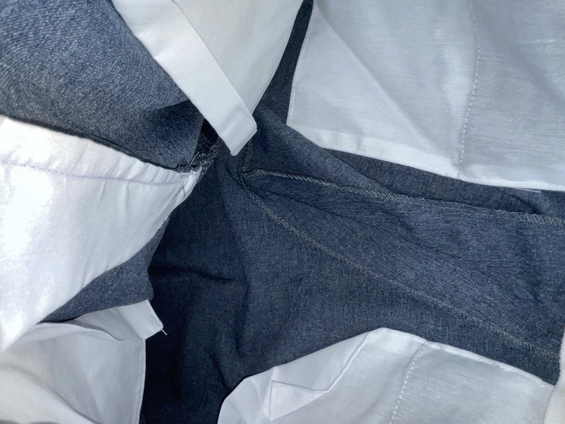 New Vintage Blue Circle S Polyester Pants #CP4776 SS-8