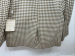 New Men’s Pioneer Wear Tan Plaid Suit Jacket 42 #589 V-604