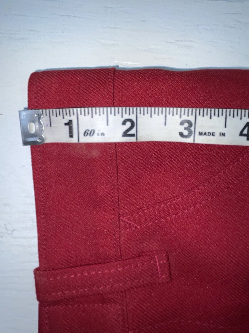 New Vintage Red Dickson Jenkins Polyester Pants #9928 3A-43