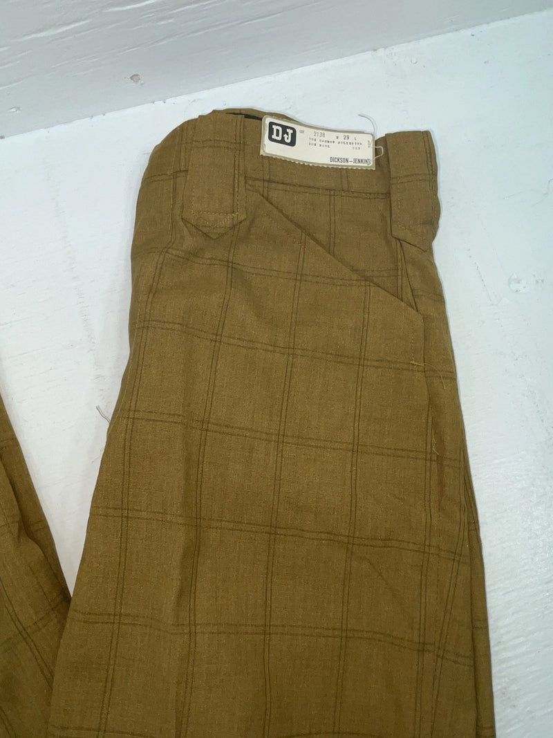 New Vintage Brown Dickson Jenkins Polyester Pants #2138 XX-53