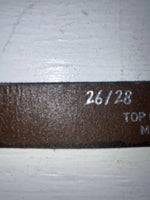 New Brown Genuine Leather Wrangler 26” Belt #4790 NN-28