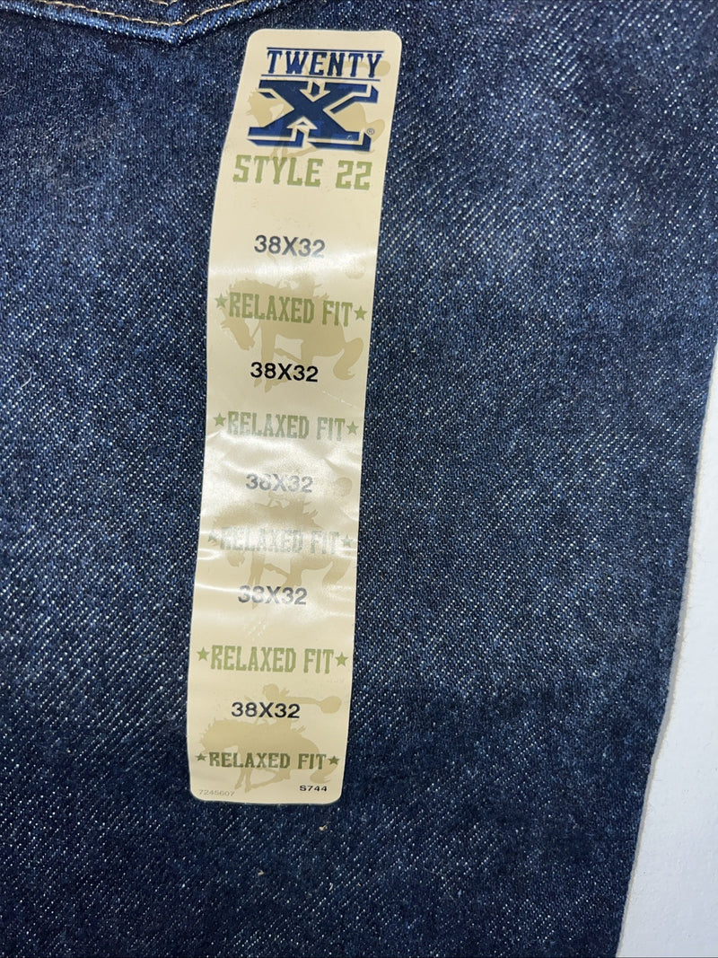 New Men’s Twenty X Relaxed Fit Denim Jeans. 38x32 I-18