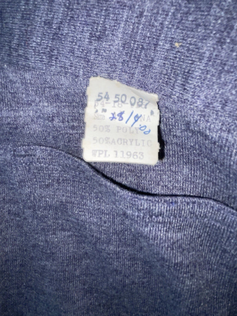 New Vintage Blue Polyester Pants #5450087 ZZ-69