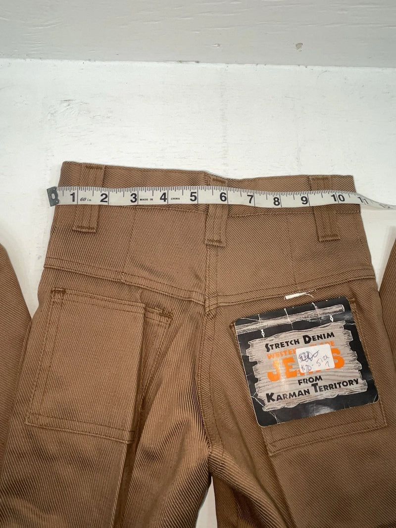 New Vintage Brown Karman Polyester Pants XX-64