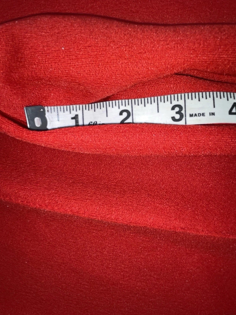 New Vintage Red Polyester Pants ZZ-65